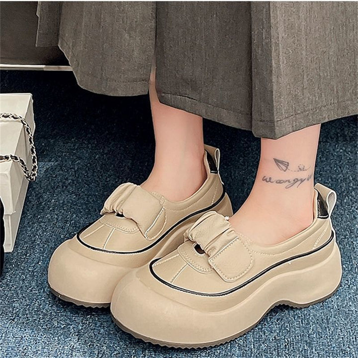Damen Komfortable Slip-On Sneakers mit modischem Design und stabiler Sohle Drune