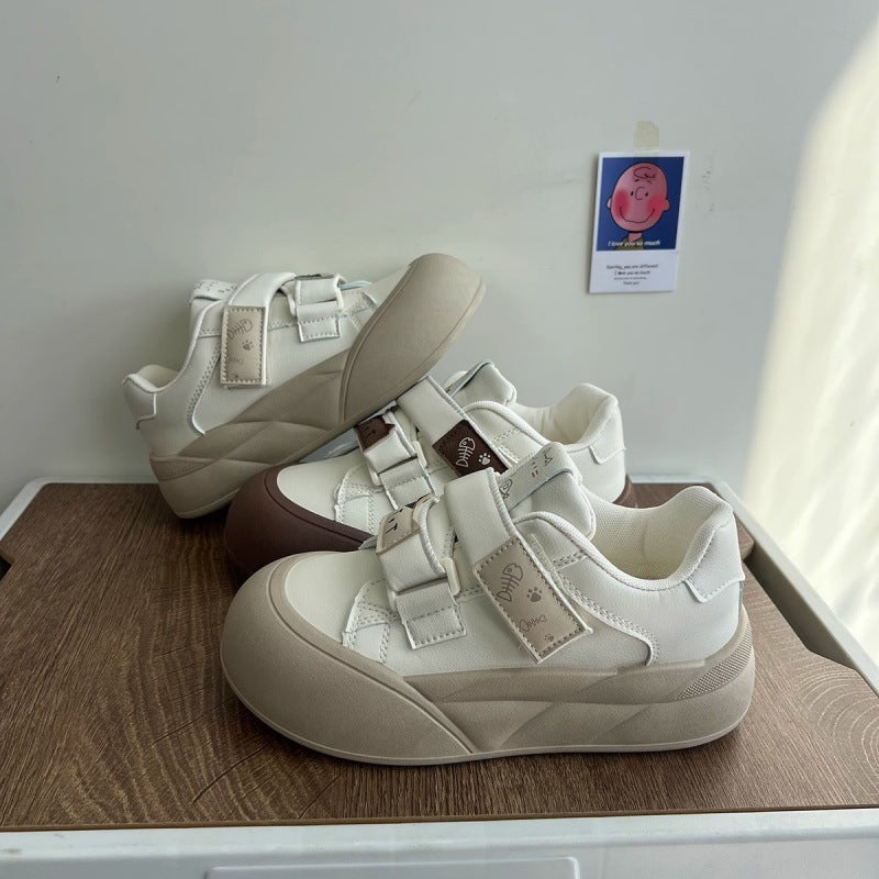 Damen Plateau-Sneaker mit praktischen Klettverschlüssen und komfortabler Dämpfung Drune