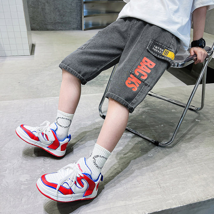 Unisex lässige Cargo-Shorts mit tiefen Taschen Drune