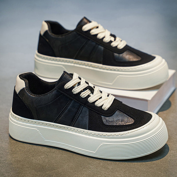Damen Chunky Sneakers aus hochwertigem Leder mit innovativer Dämpfungstechnologie Drune