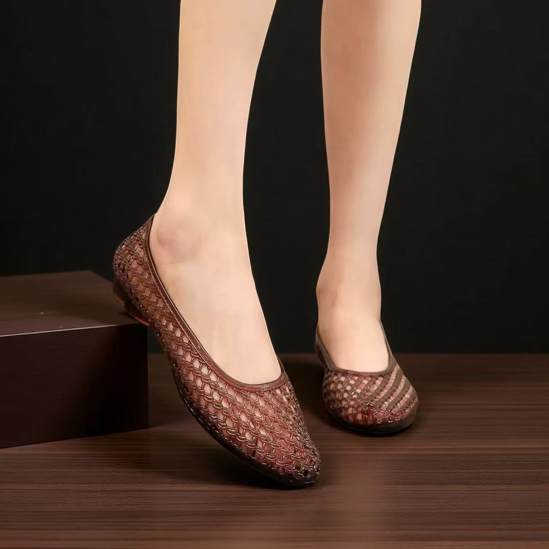 Damen Atmungsaktive und bequeme Ballerinas mit filigranem Schnitt Drune