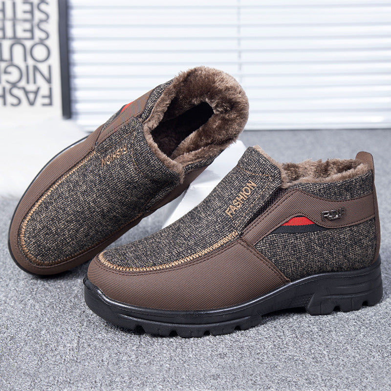 Damen Komfortable und warme Stiefeletten mit Futter Drune