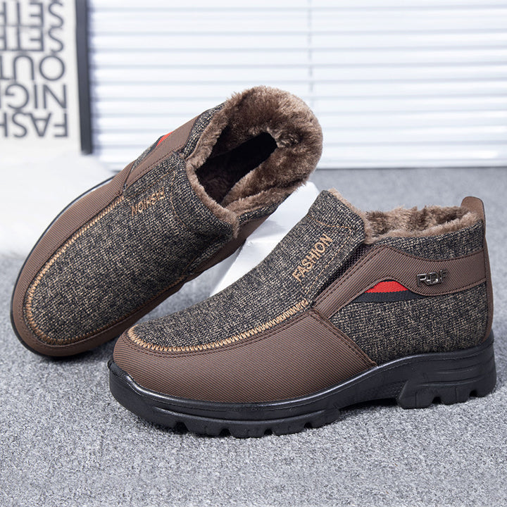 Damen Komfortable und warme Stiefeletten mit Futter Drune