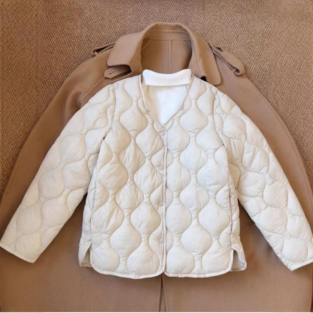 Damen Elegante, gefütterte Steppjacke Drune