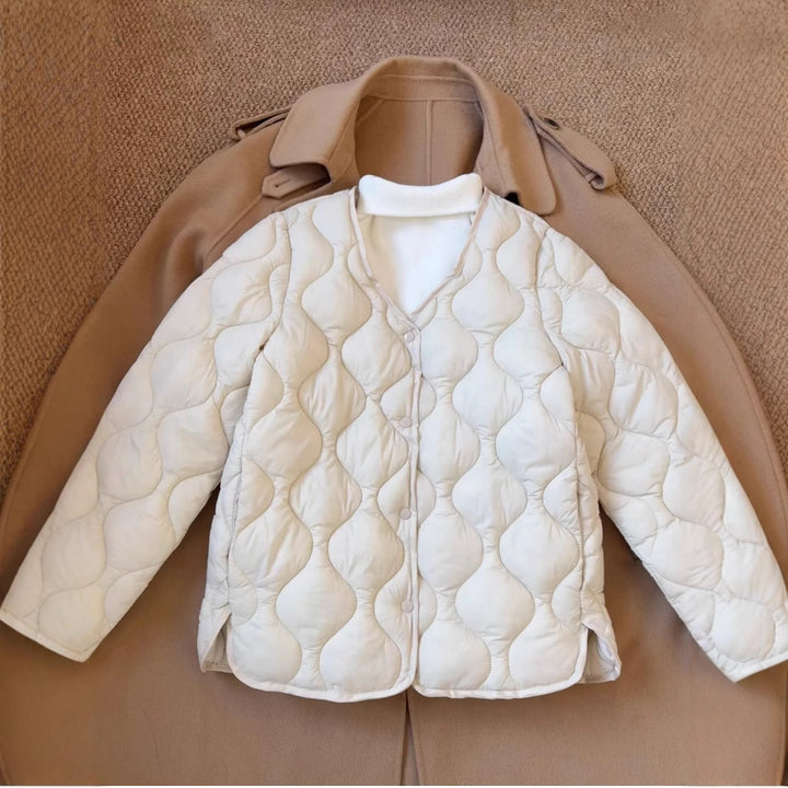 Damen Elegante, gefütterte Steppjacke Drune