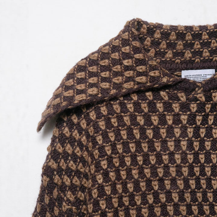Damen modische und gemütliche Wollejacke Drune