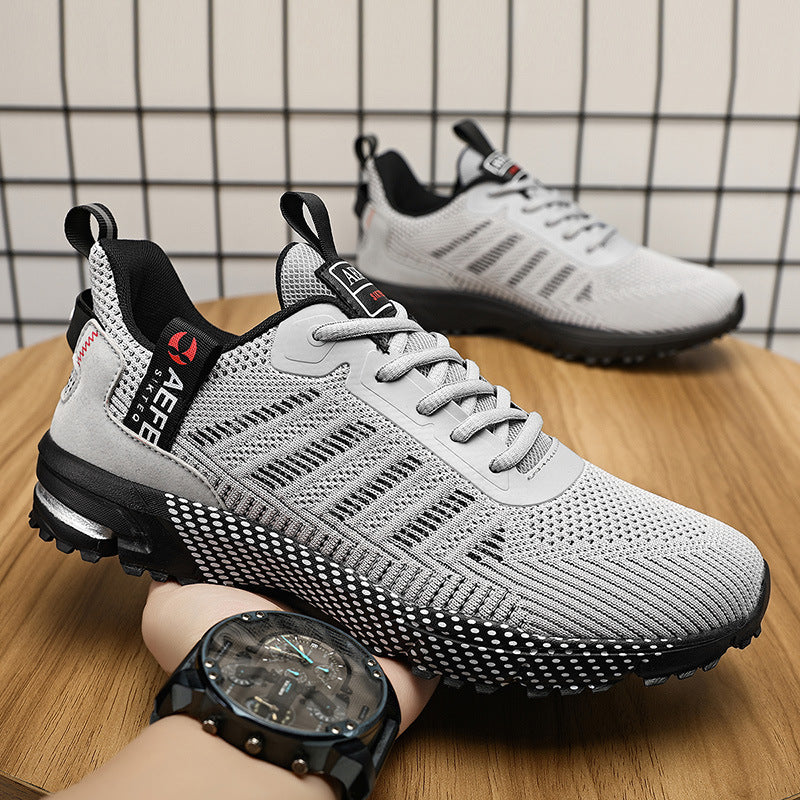 Unisex atmungsaktive Strick-Performance-Sneaker mit gepolsterter Air‑Zwischensohle Drune