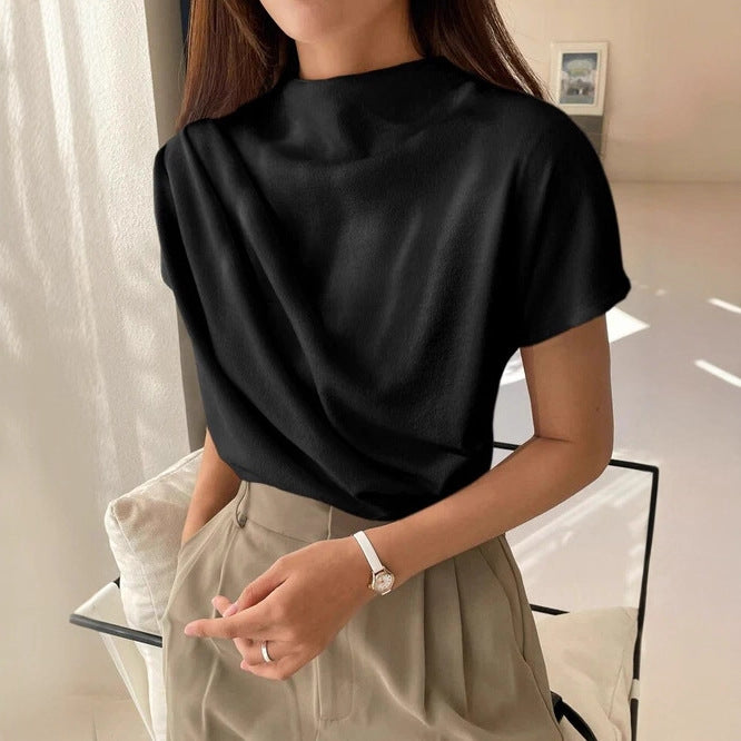 Damen Elegantes und lässiges Oberteil mit drapiertem Design Drune