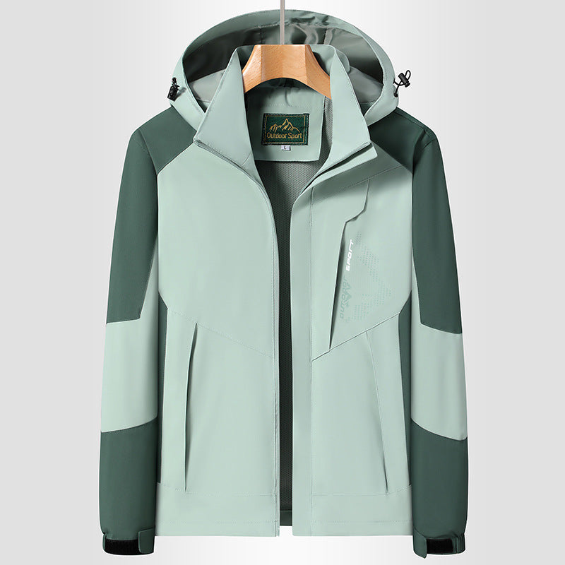 Damen Kapuzen-Softshelljacke wind- und wasserabweisend atmungsaktiv Drune