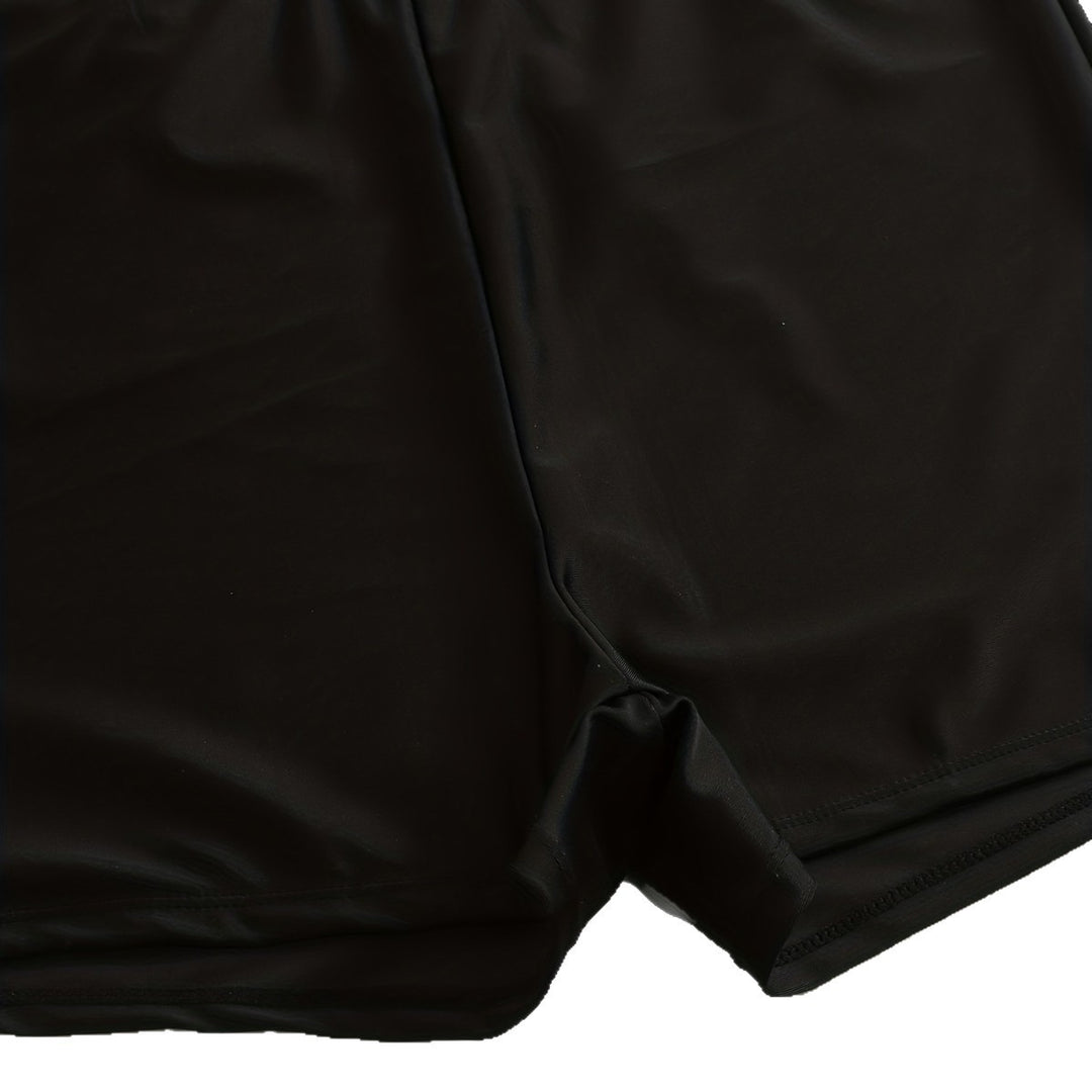 Damen Badeanzug mit Hohem Schnitt und Blumendruck Drune