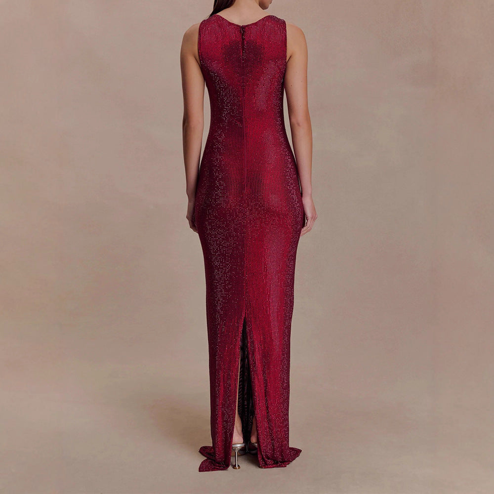 Damen Glitzerndes Abendkleid Drune