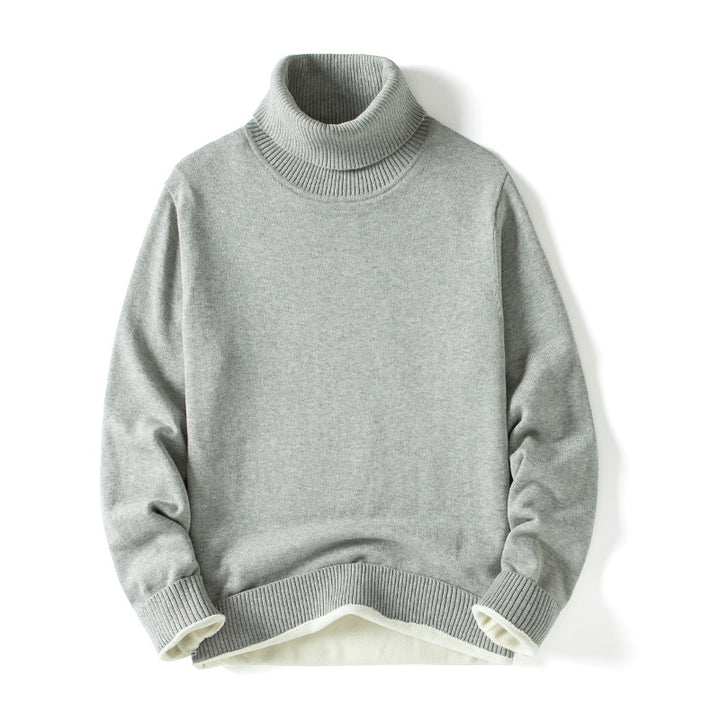Damen Eleganter Rollkragenpullover Drune