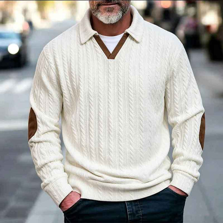 Herren Klassiker Strickpullover Drune
