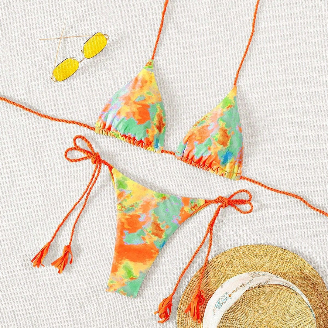 Damen Triangel-Bikini mit nachhaltigem Baumwollmix Drune
