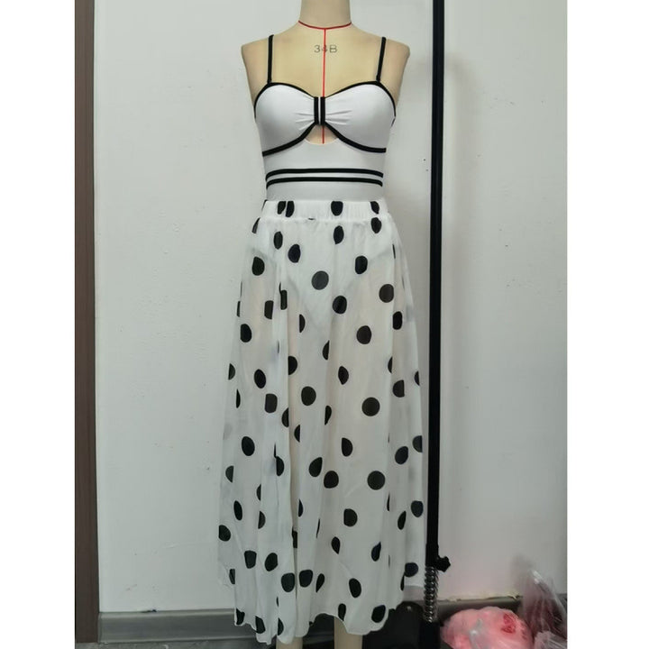 Damen Badeanzug mit elegantem Rock Drune