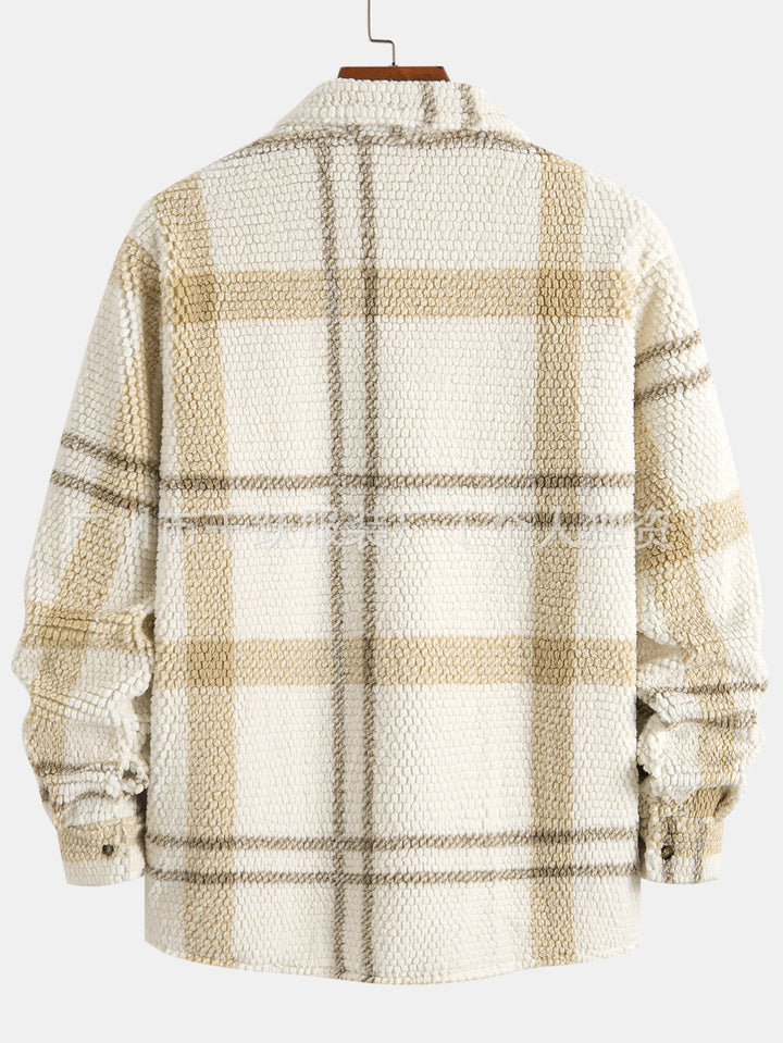 Drune | Lässige, Warme, Flauschige Fleecejacke für Herren