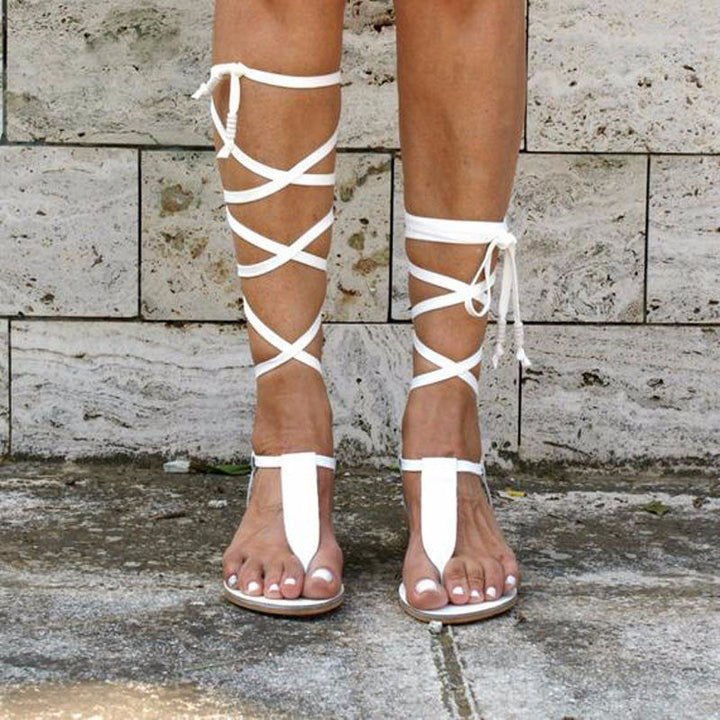 Damen Gladiator Sandalen Drune