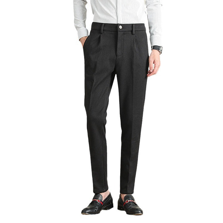 Herren Moderne Business-Hose mit eleganter Nadelstreifenoptik Drune