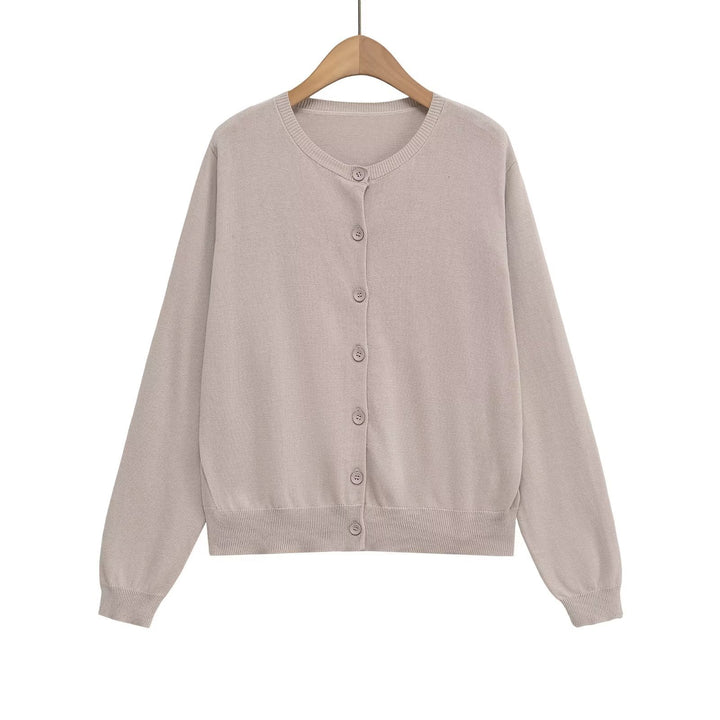 Damen Strickjacke mit feiner Textur und modischem Knopfverschluss Drune