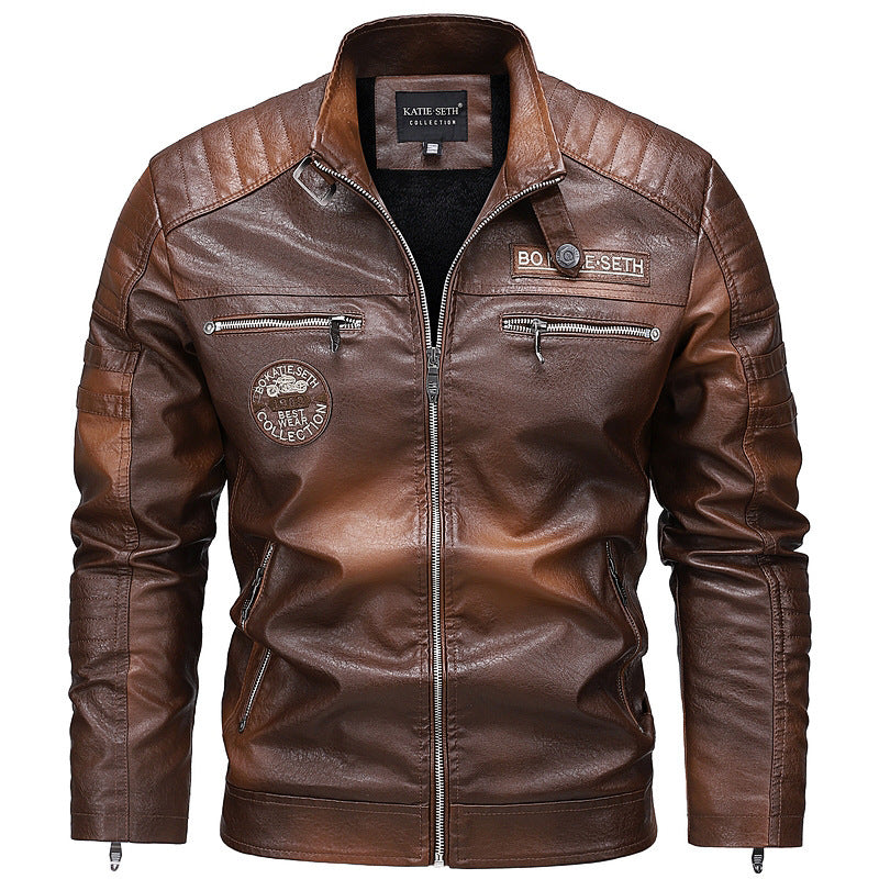 Herren Modische Bikerjacke Drune