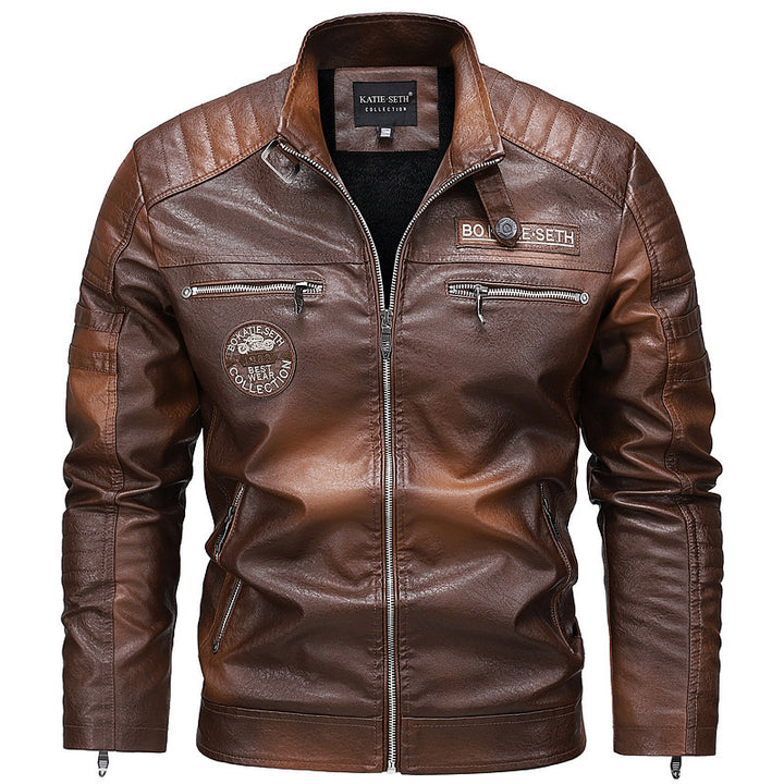 Herren Modische Bikerjacke Drune
