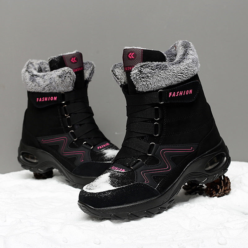 Damen Winterstiefel mit kuscheligem Innenfutter und rutschfester Sohle Drune