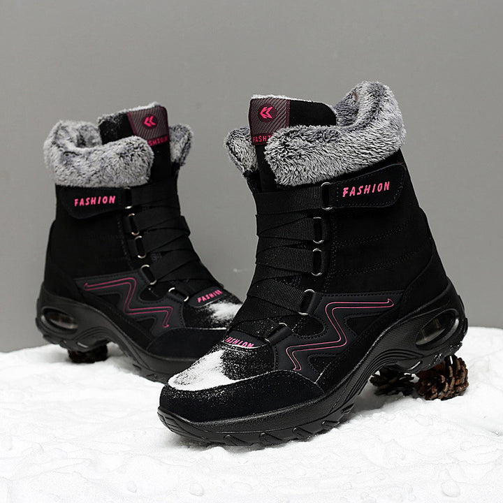 Damen Winterstiefel mit kuscheligem Innenfutter und rutschfester Sohle Drune
