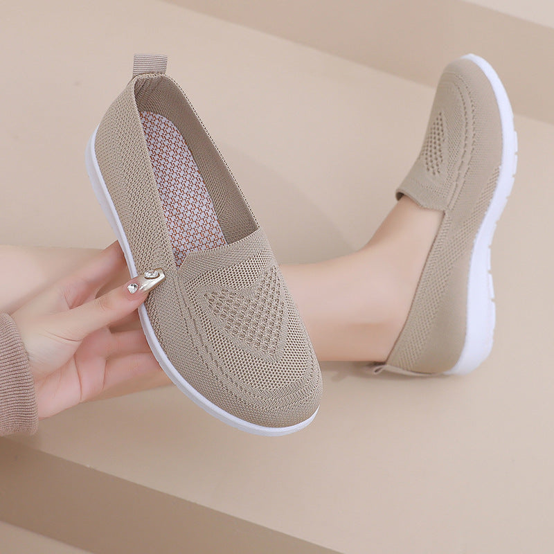Damen Leichte und atmungsaktive Slip-On Schuhe Drune