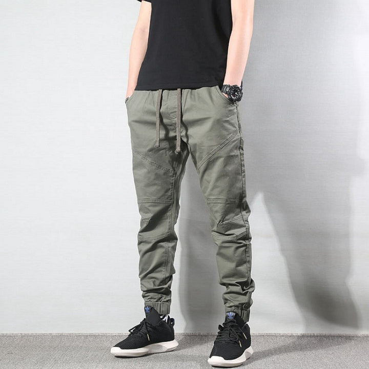 Herren Bequeme Cargo-Hose mit elastischem Bund Drune