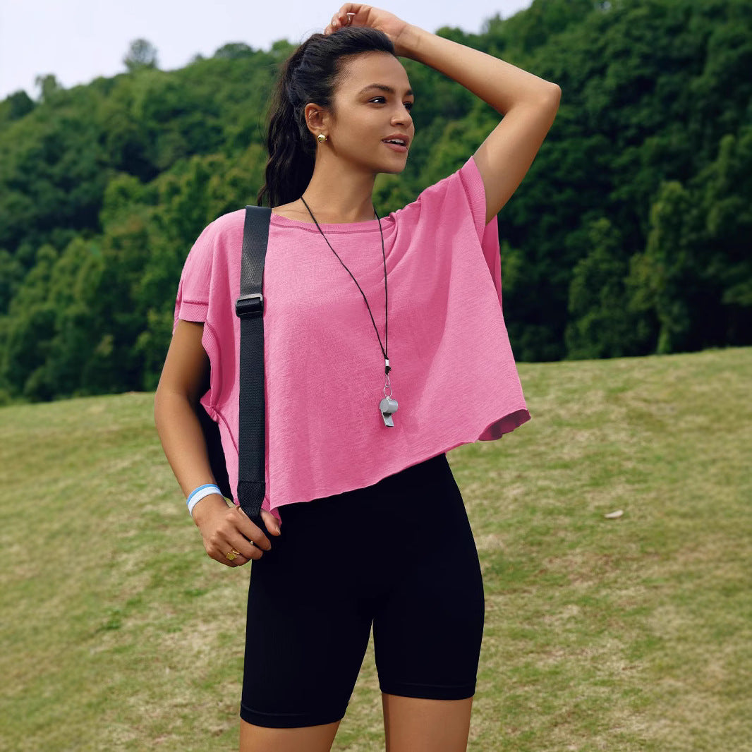 Damen modernes Cut-Out Oberteil Drune