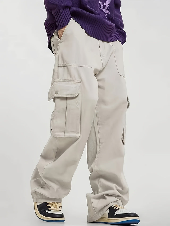 Herren Bequeme Cargohose mit fünf Taschen Drune