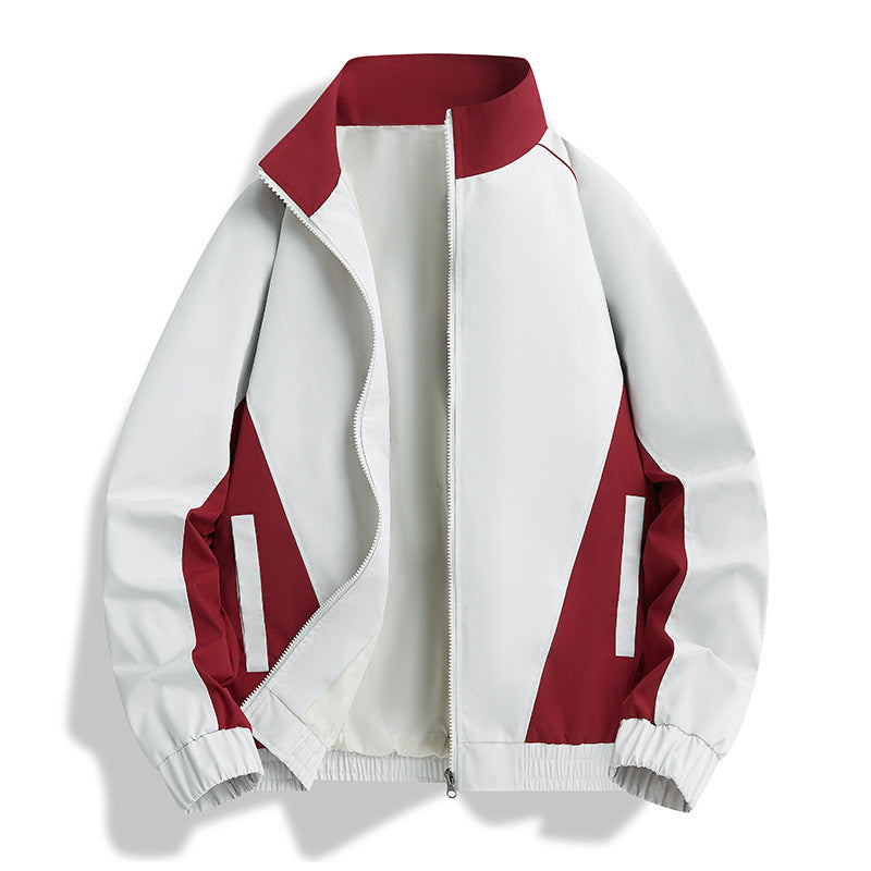 Herren Sportliche Übergangsjacke mit hohem Kragen Drune