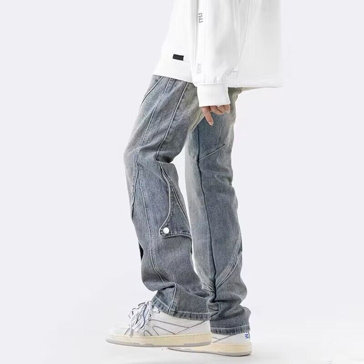 Herren Lässige DenimCargo-Hose Drune
