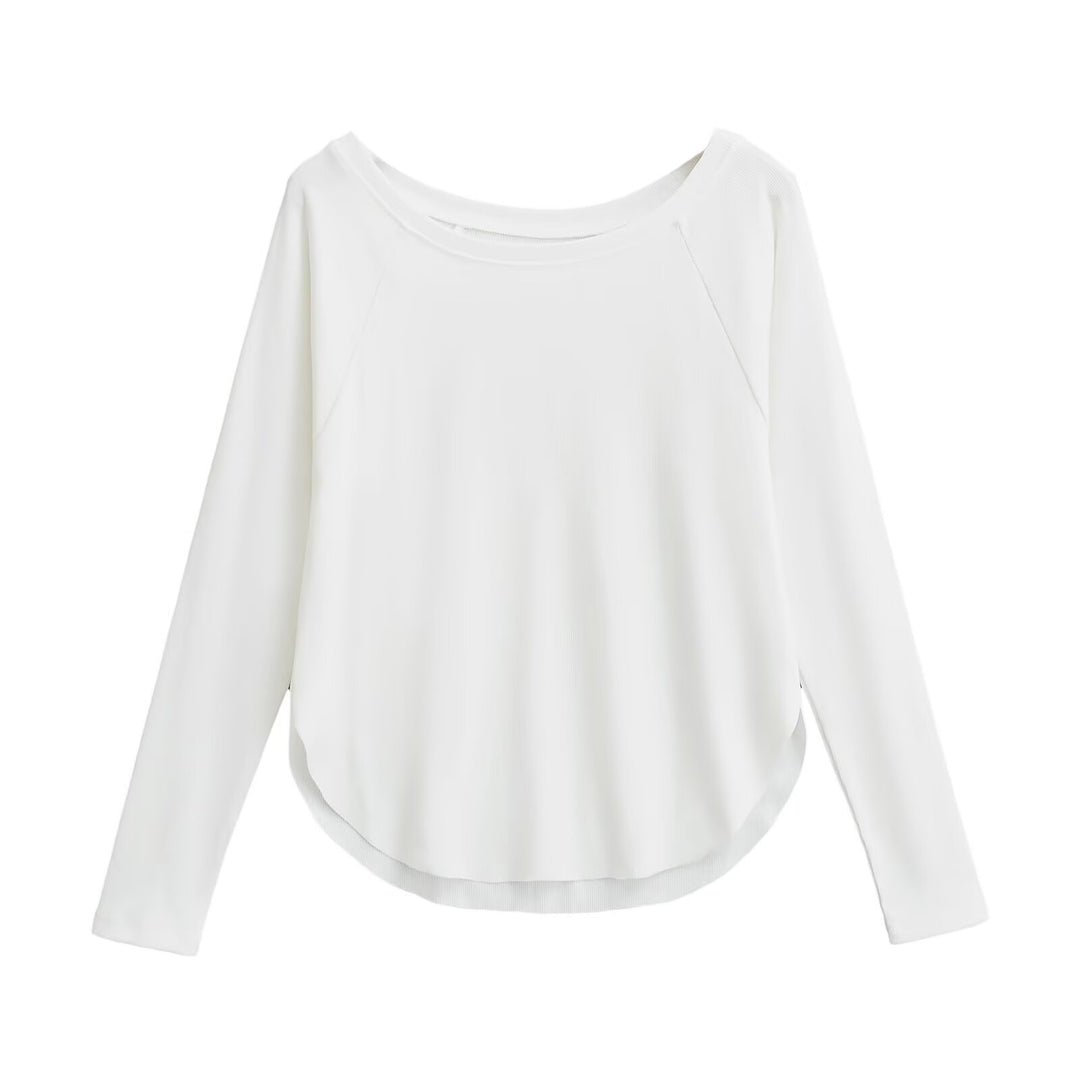 Damen lässiges Langarmshirt Drune