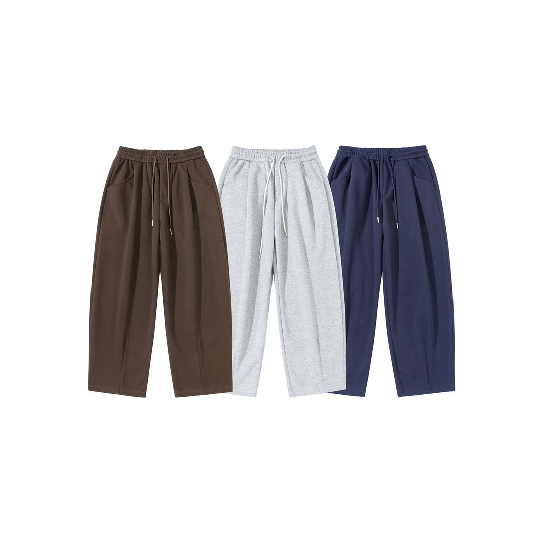 Damen Leichte Culotte‑Sweatpants mit hohem Gummibund und Tunnelzug Drune