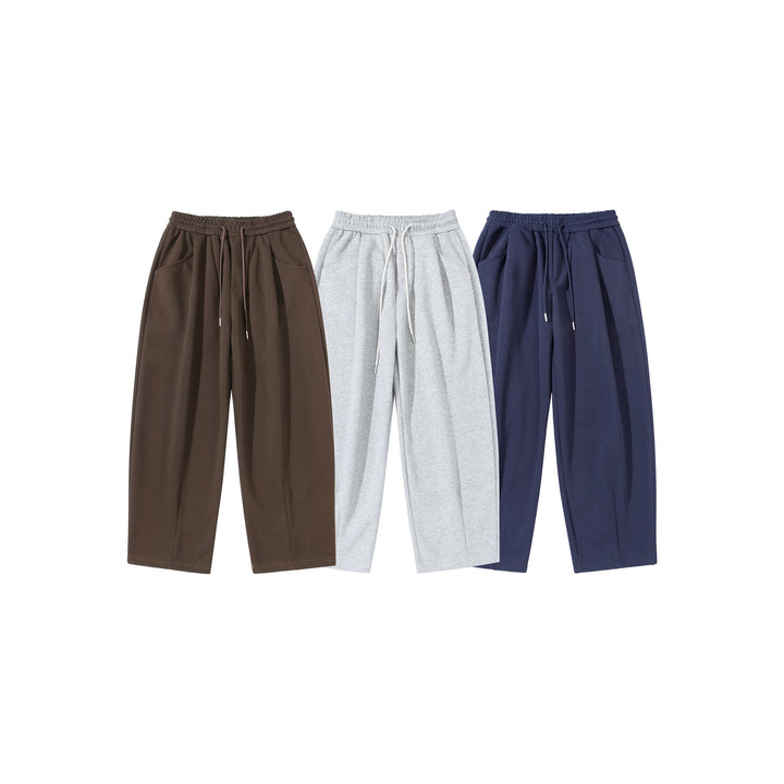 Damen Leichte Culotte‑Sweatpants mit hohem Gummibund und Tunnelzug Drune