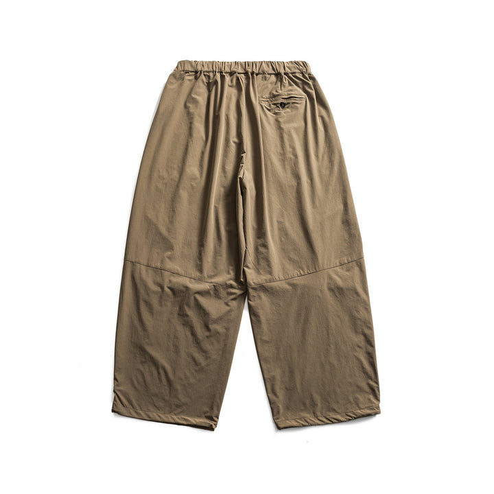Damen Weite Cropped-Cargo-Culotte mit Tunnelzugbund und Falten-Detail Drune