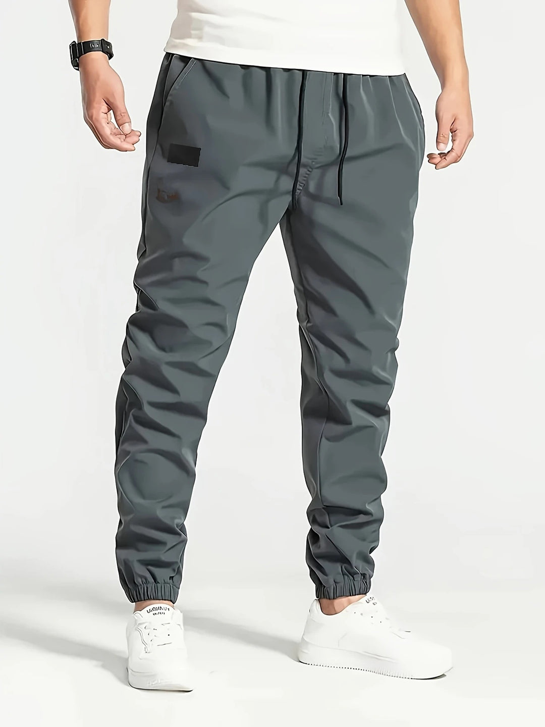 Herren Technische Jogginghose im Tapered‑Utility‑Stil mit elastischem Bund & Knöchelbündchen Drune