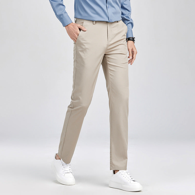 Herren Chinohose mit bequemer Passform und elastischem Bund Drune