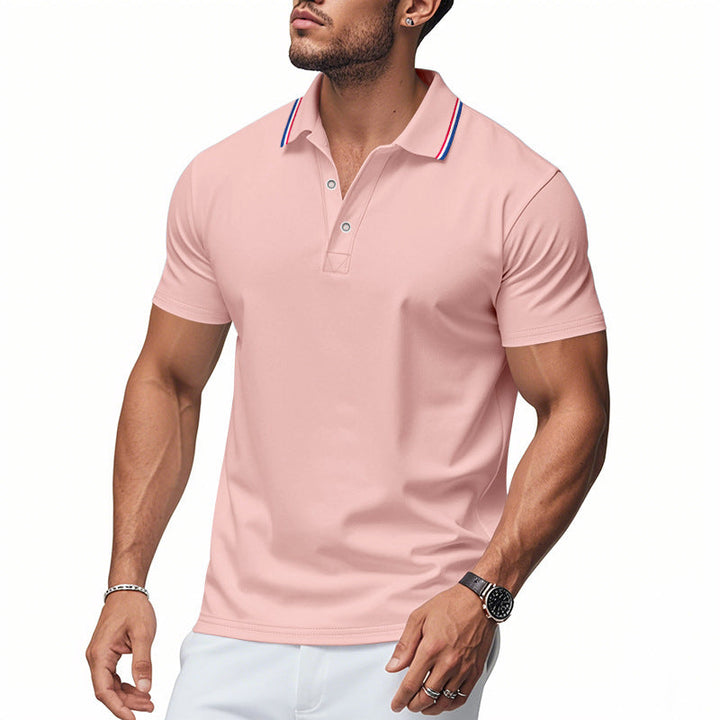 Herren Poloshirt mit modernem Kragen und feuchtigkeitsregulierender Technologie Drune