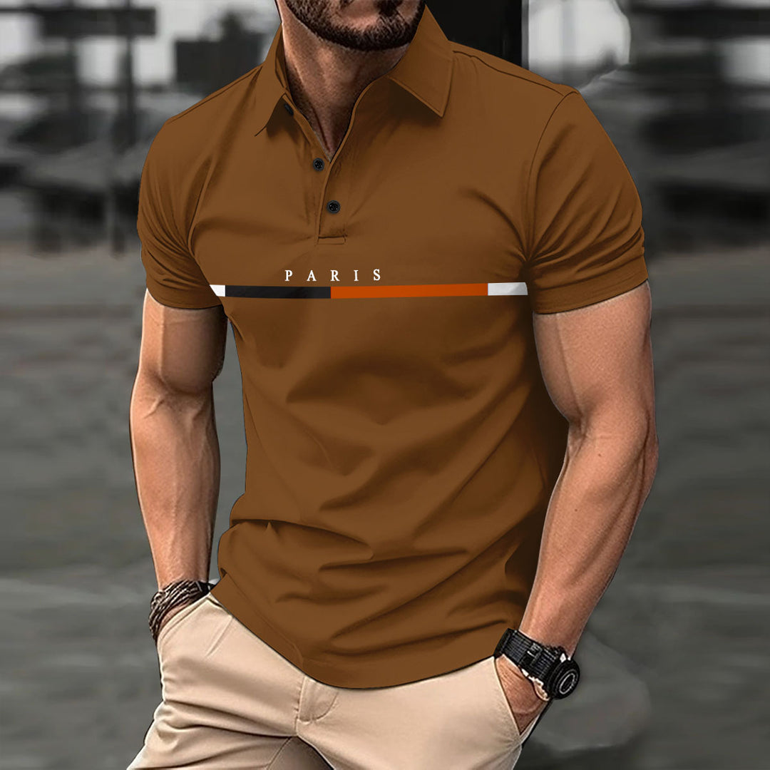 Herren Freizeit Polo Shirt Drune