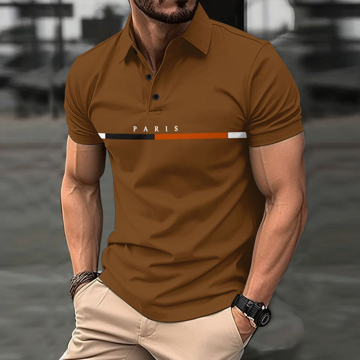 Herren Freizeit Polo Shirt Drune