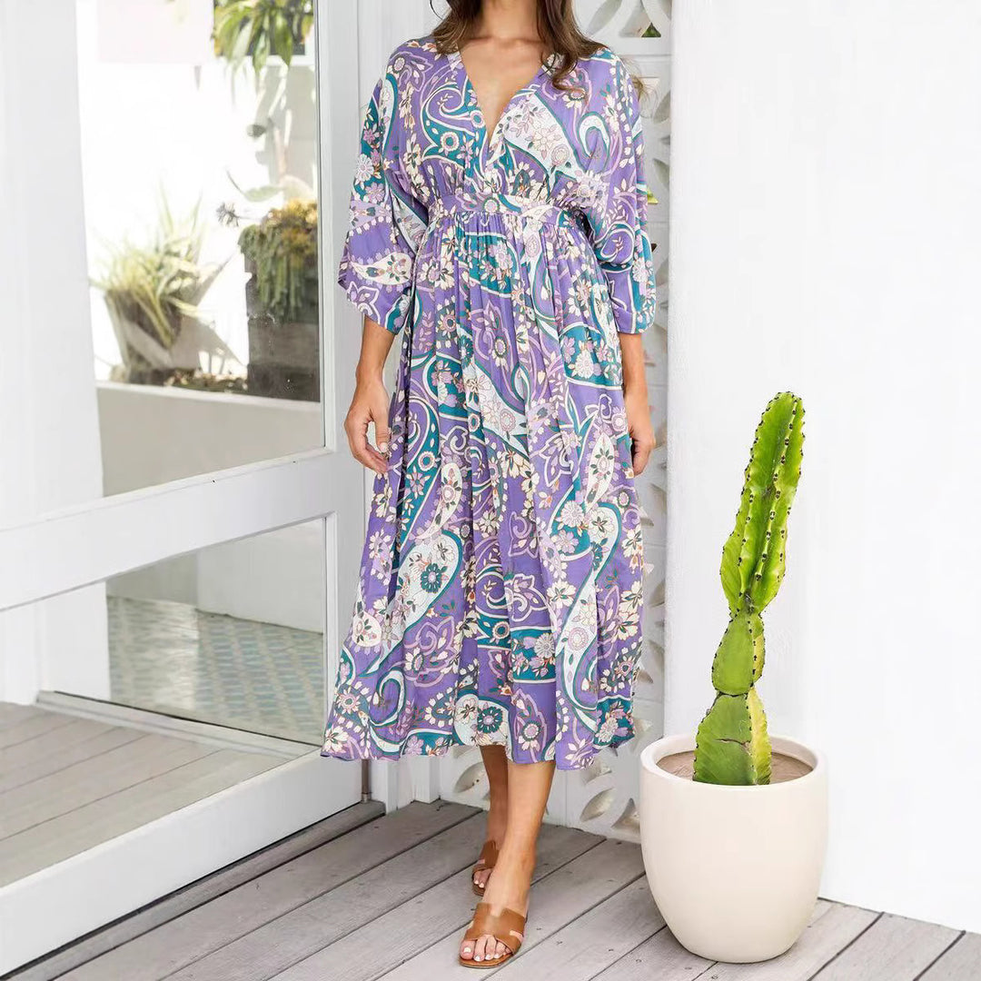 Damen Maxikleid Drune