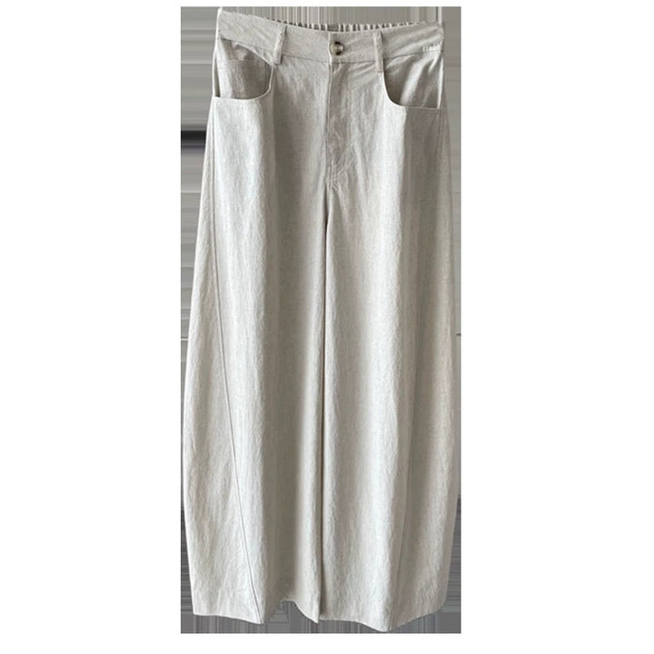 Damen Weite Leinenhose Drune 1789268742