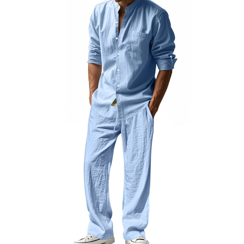 Herren luftiges Hemd- und Hosen-Set Drune