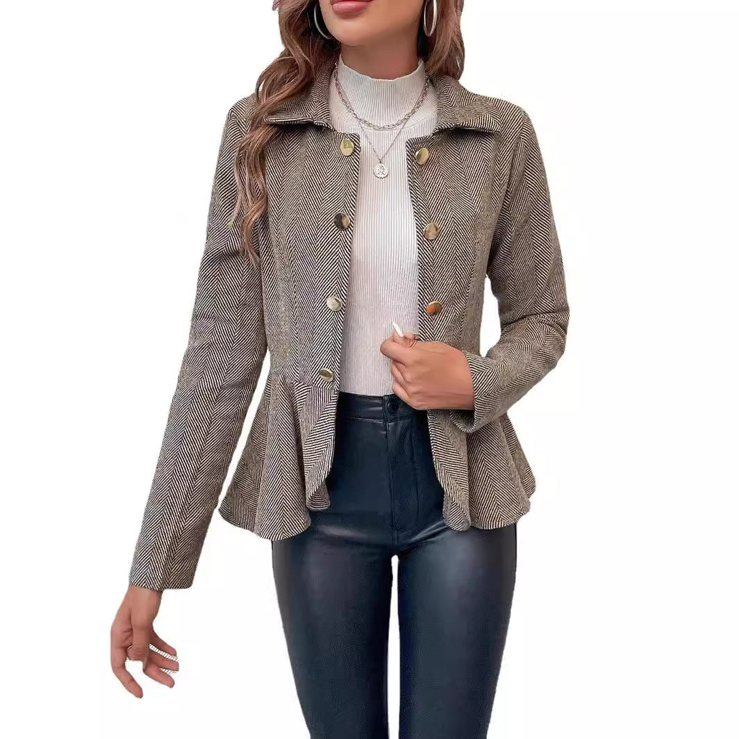 Damen Modische Blazerjacke