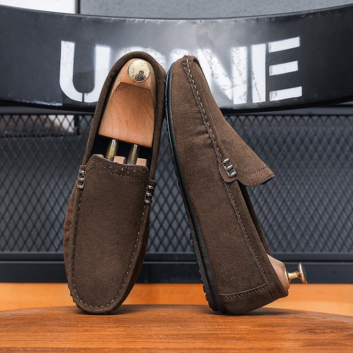 Herren Elegante Wildleder Slipper