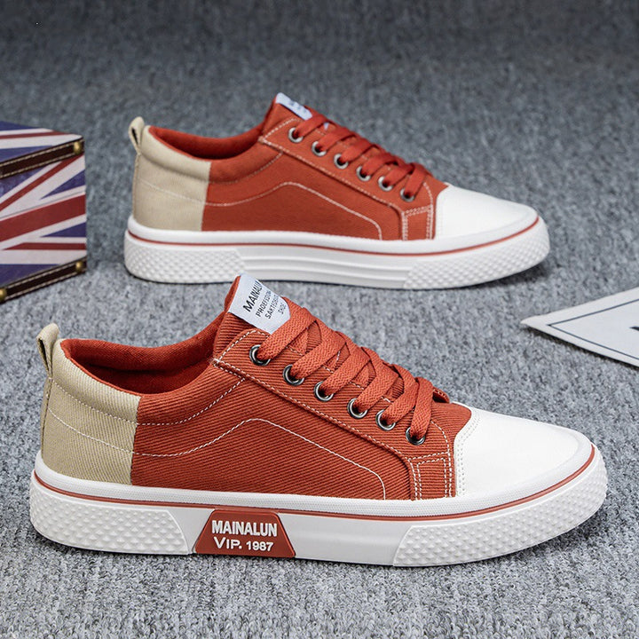 Herren Sportliche Sneakers mit kontrastierenden Einsätzen Drune
