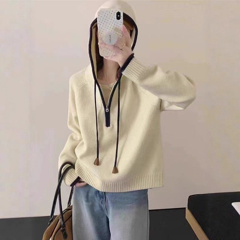 Damen Komfortabler Hoodie Drune