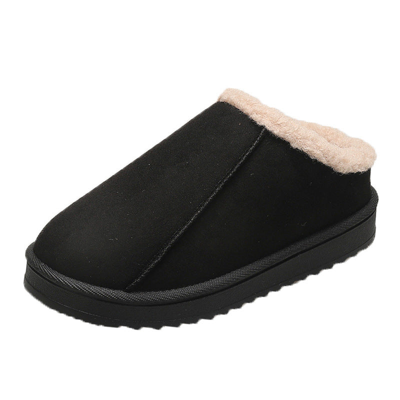 Damen Gefütterte Winter‑Slipper mit Kunstfellbesatz und profilierter Gummisohle Drune